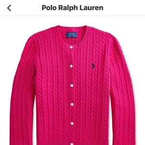 Girls Mini-Cable Cotton cardigan